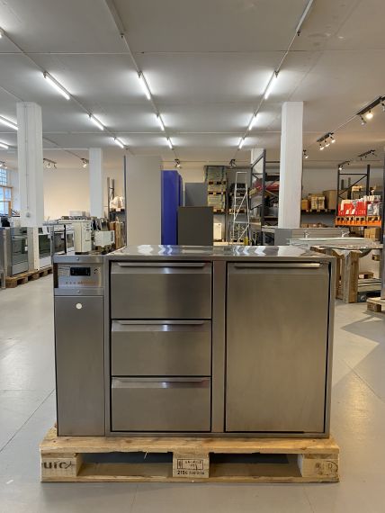 Gastro Möbel mit 3 Schubladen + Kühlschrank