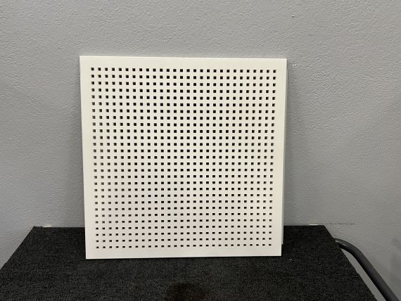 Akustikdecke, Gips-Lochplatten 60 x 60 cma